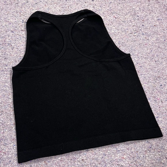 Intimately Free People Black Stretchy Racerback Tank Size XS/S - Picture 2 of 5
